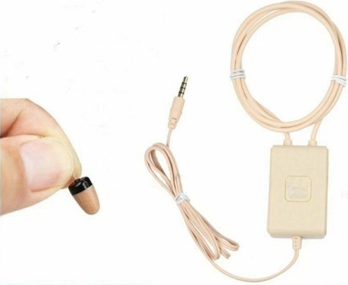 Spy Earpiece Earphone Mini Wireless Neck loop In-ear Headset Hidden Secret